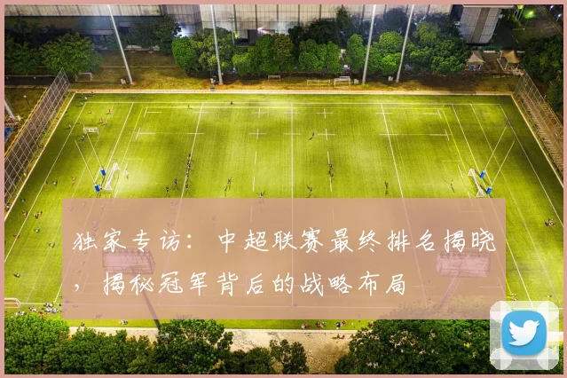 独家专访：中超联赛最终排名揭晓，揭秘冠军背后的战略布局